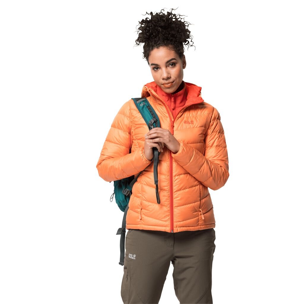 Jack Wolfskin HELIUM Vestes Femme Orange - TQEAUHV-72